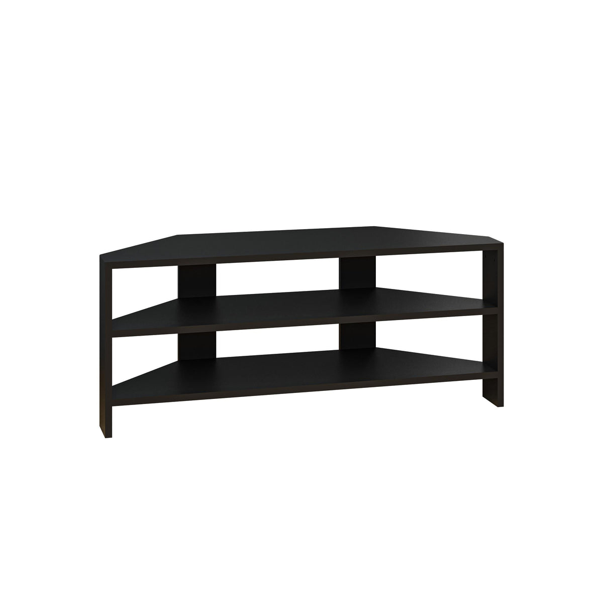 Decortieliving - Thales Corner Modern TV Stand Multimedia Centre Corner 110cm
