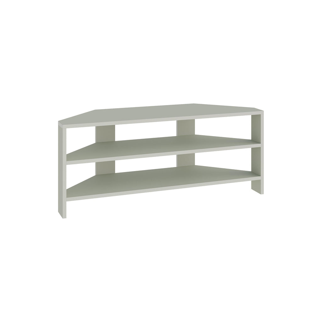 Decortieliving - Thales Corner Modern TV Stand Multimedia Centre Corner 110cm