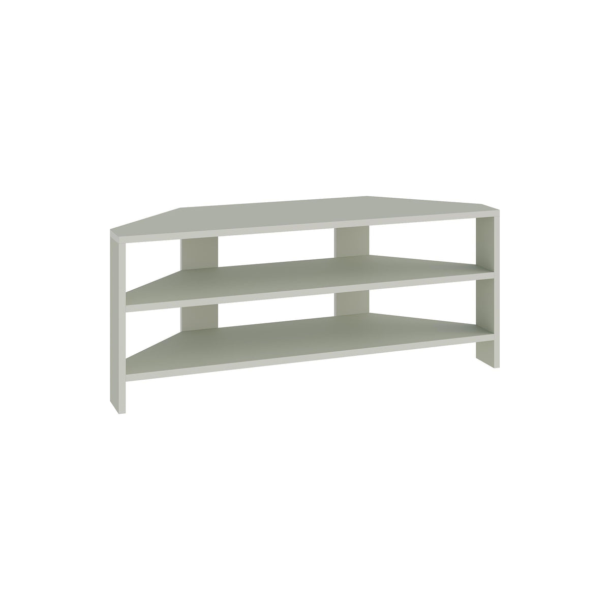 Decortieliving - Thales Corner Modern TV Stand Multimedia Centre Corner 110cm