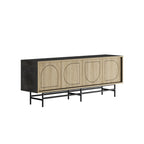 Decortieliving - Joji TV Stand Oak & Moss Effect 149 cm