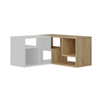 Decortieliving - Glis Corner TV Unit – Modern TV Stand with Adjustable Shelves