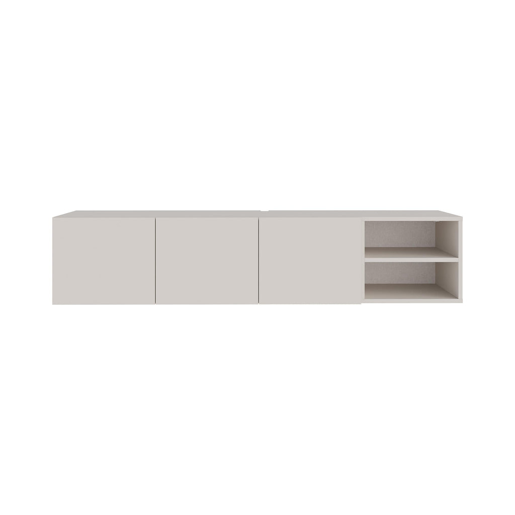 Decortieliving - Conrad TV Unit – 180 cm – 3 Soft Close Doors Wall Mounted Entertainment Centre