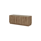 Decortieliving - Dione TV Stand Oak & Travertine Effect 120cm