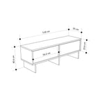 Decortieliving - Yuki Modern TV Unit with Storage 118cm