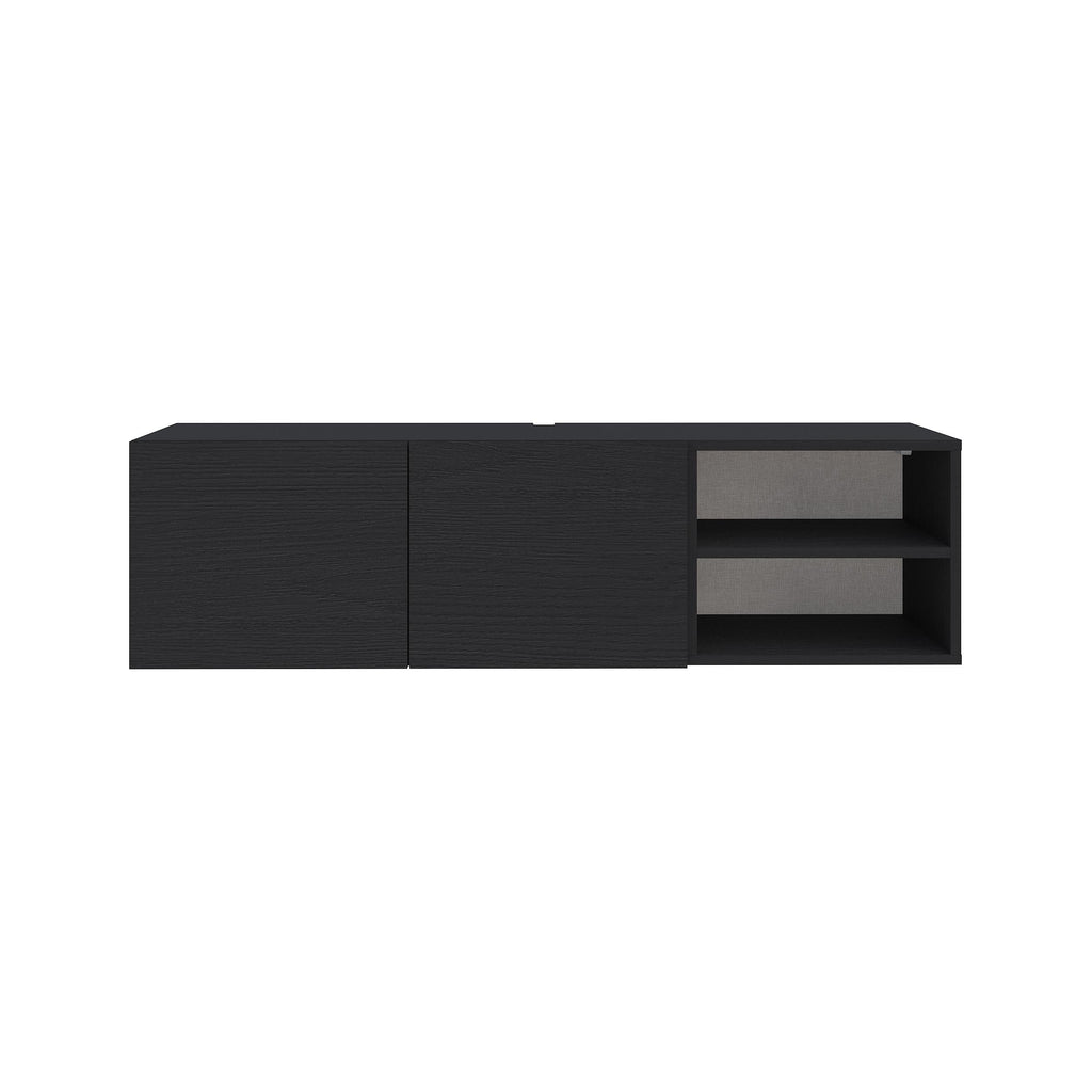 Decortieliving - Conrad TV Unit – Up to 50 Inch TVs – Wall Mounted Entertainment Centre