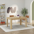 Decortieliving - Tolmen Extendable Modern Dining Table – Sapphire Oak - 140/190 cm