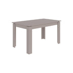 Decortieliving - Tolmen Extendable Dining Table – Light Mocha - 120/170 cm Modern Dining Table