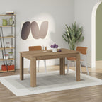 Decortieliving - Tolmen Extendable Modern Dining Table – Dark Oak (Hitit) - 140/190 cm