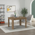 Decortieliving - Tolmen Extendable Dining Table – Dark Oak - 120/170 cm Modern Dining Table