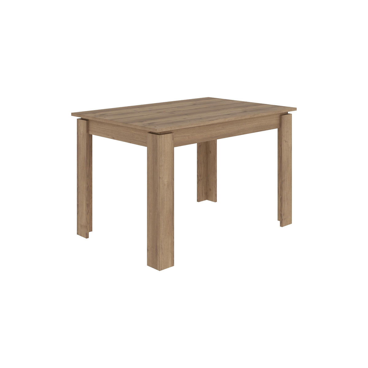 Decortieliving - Tolmen Extendable Dining Table – Dark Oak - 120/170 cm Modern Dining Table