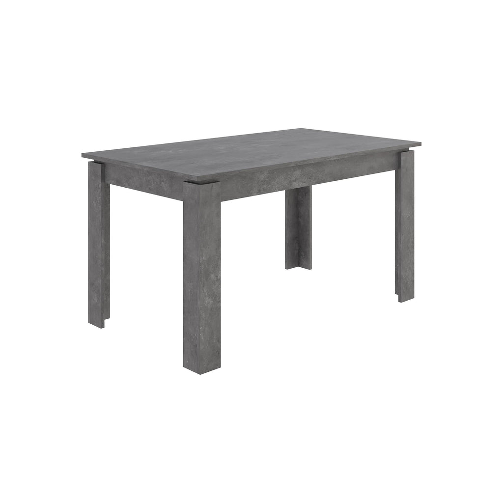 Decortieliving - Tolmen Extendable Modern Dining Table – Retro Grey - 140/190 cm