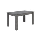 Decortieliving - Tolmen Extendable Modern Dining Table – Retro Grey - 140/190 cm
