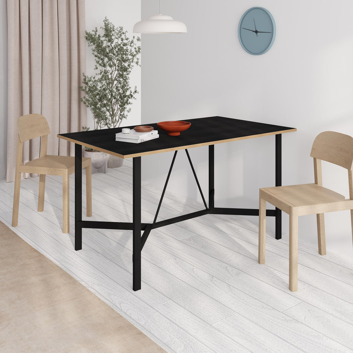 Decortieliving - Dalma 140cm Dining Table – Sapphire Oak