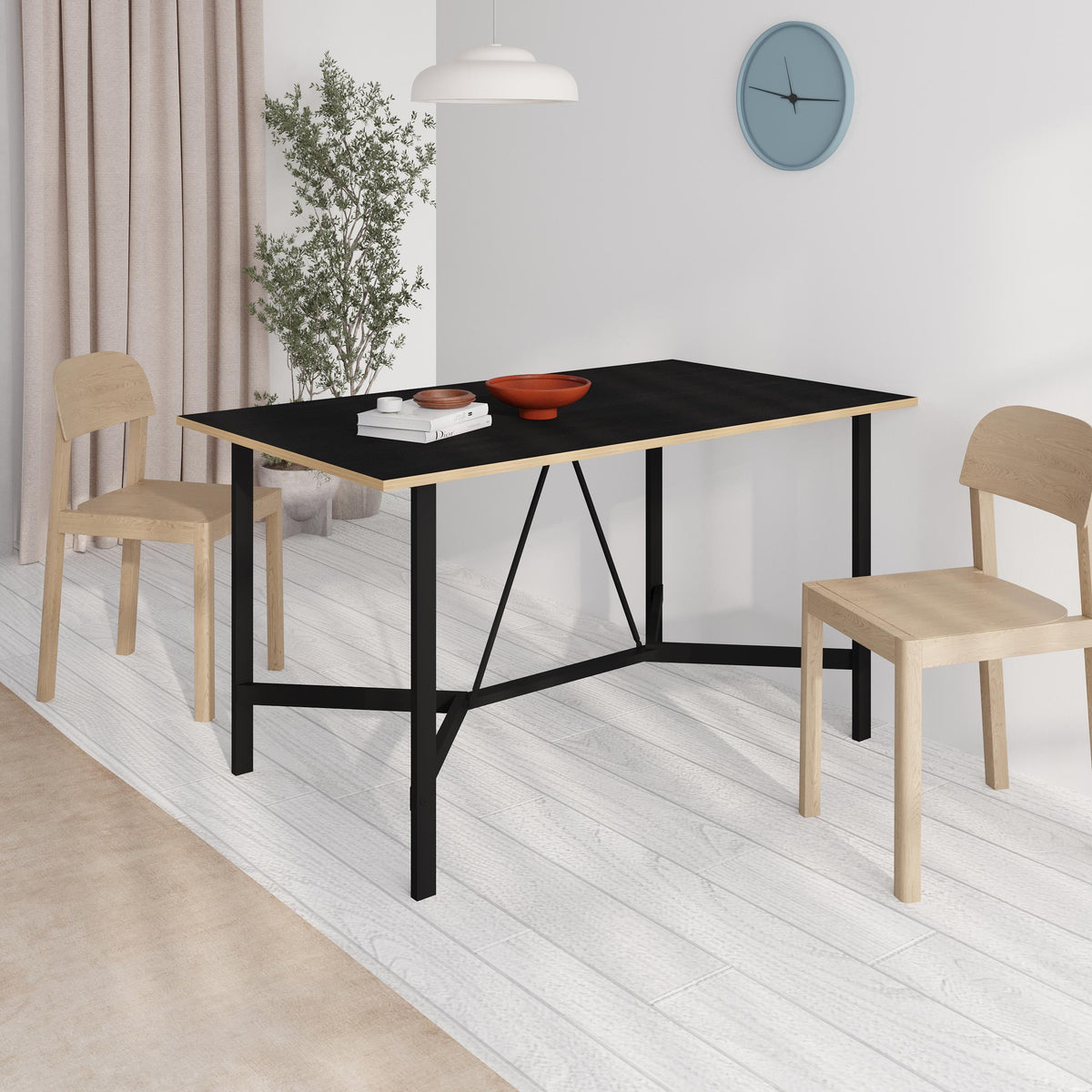 Decortieliving - Dalma 140cm Dining Table – Sapphire Oak