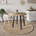 Decortieliving - Xana Modern Round Dining Table – 4 Seater