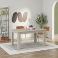 Decortieliving - Tolmen Extendable Modern Dining Table – Sandstone - 140/190 cm