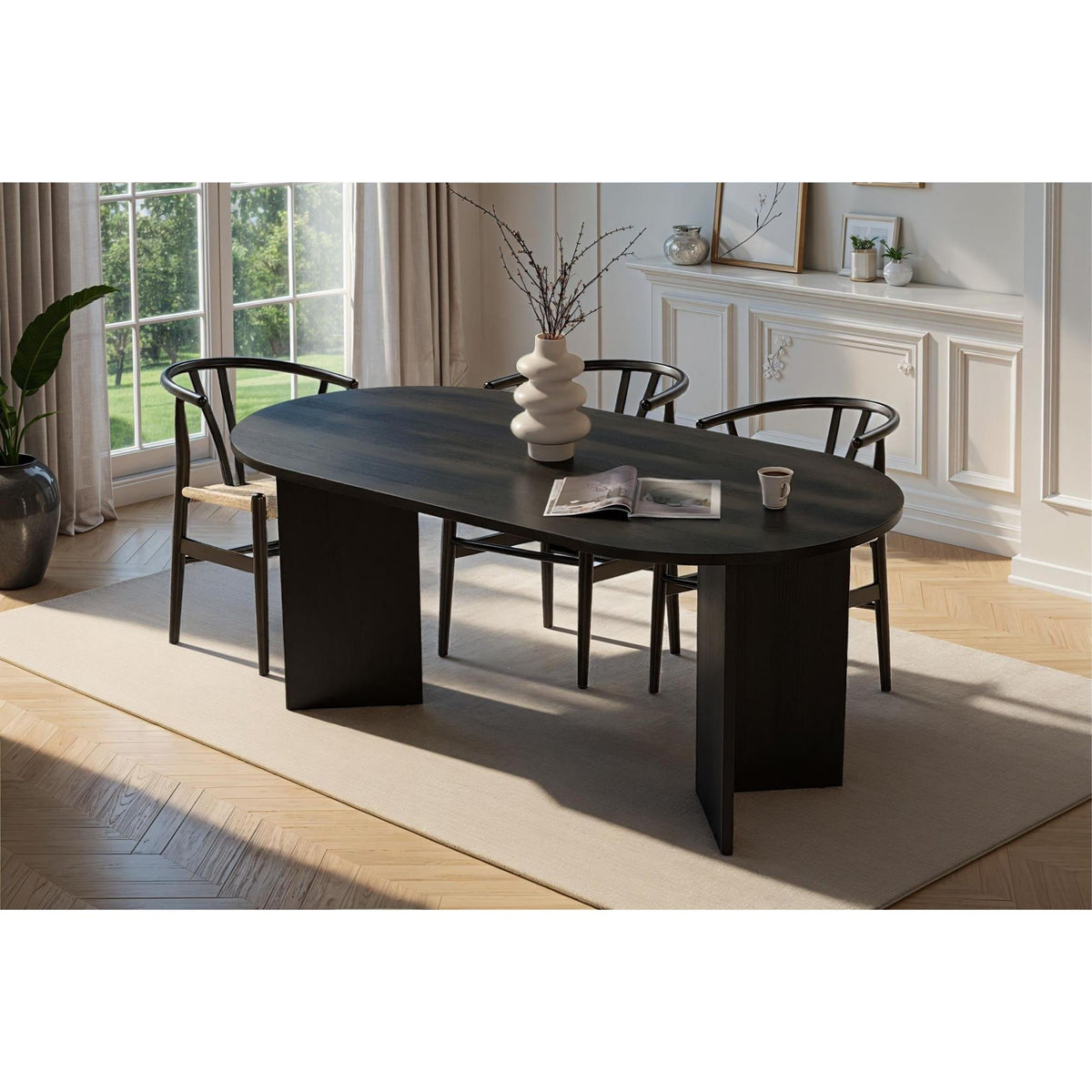 Decortieliving - Sablin Dining Table 6 seater 180x90cm