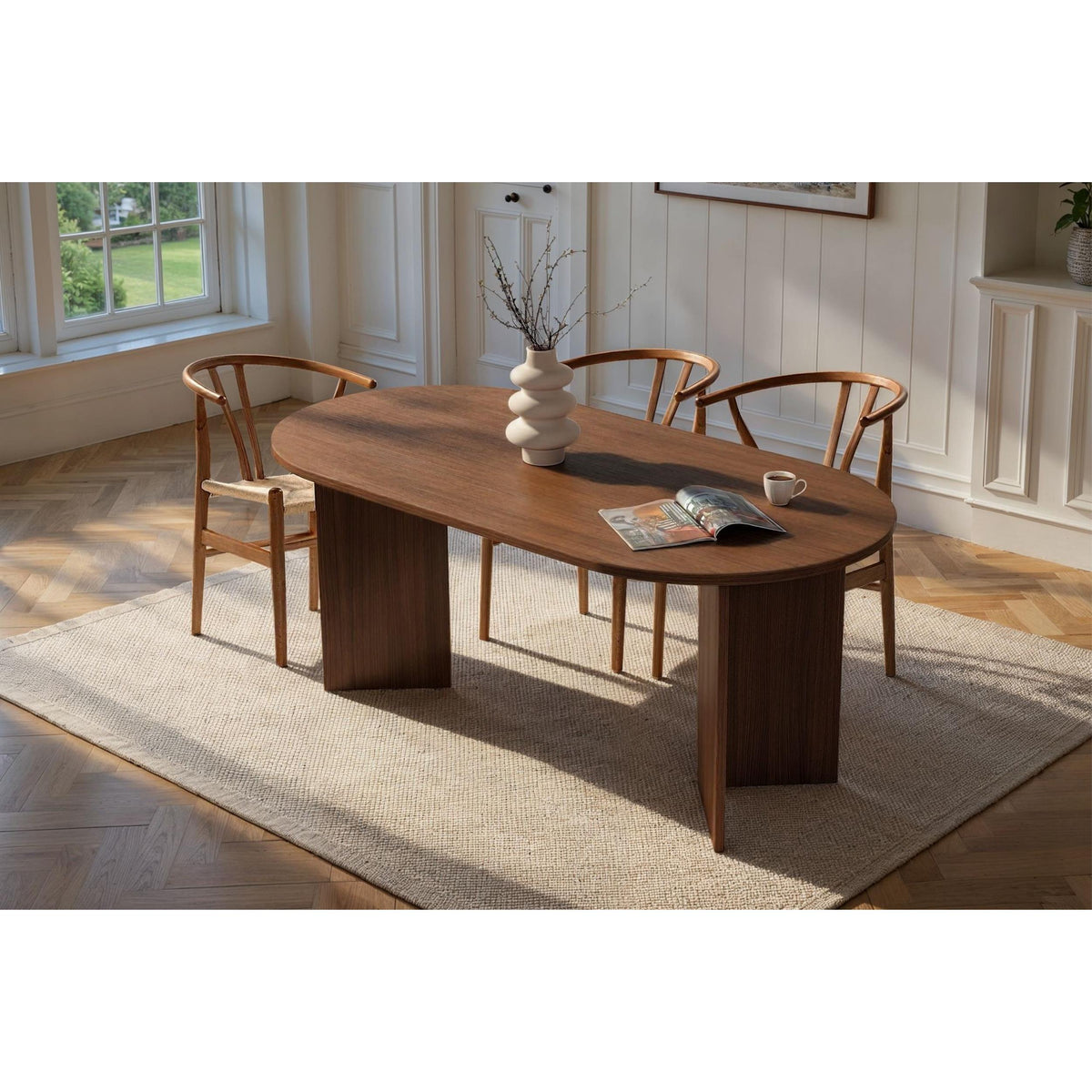 Decortieliving - Sablin Dining Table 6 seater 180x90cm