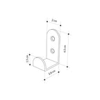 Decortieliving - Leny Metal Hanger Set of 3 - Black