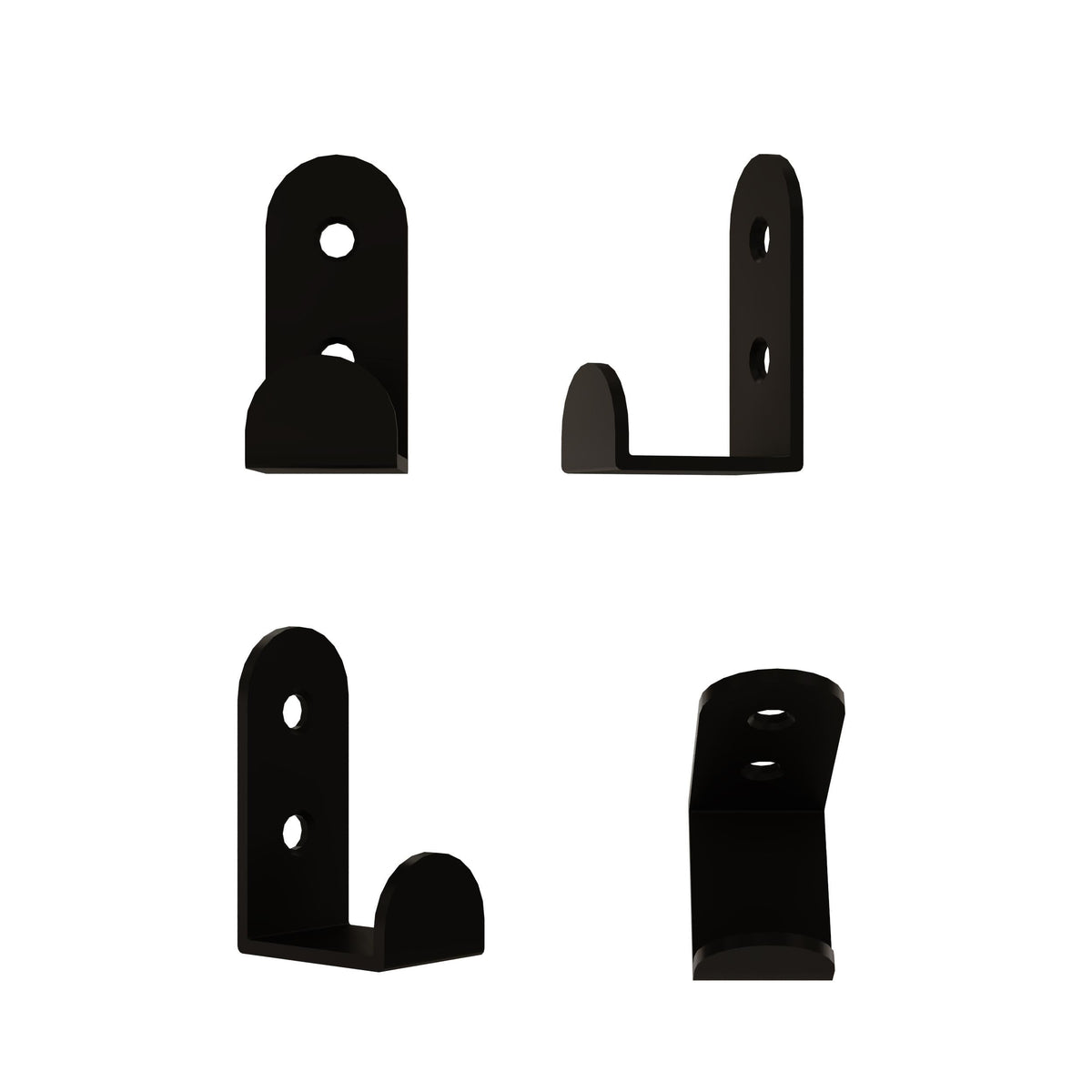 Decortieliving - Leny Metal Hanger Set of 3 - Black