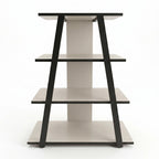 Decortieliving - Lyno Angled Mini TV Entertainment Unit with Open Shelves