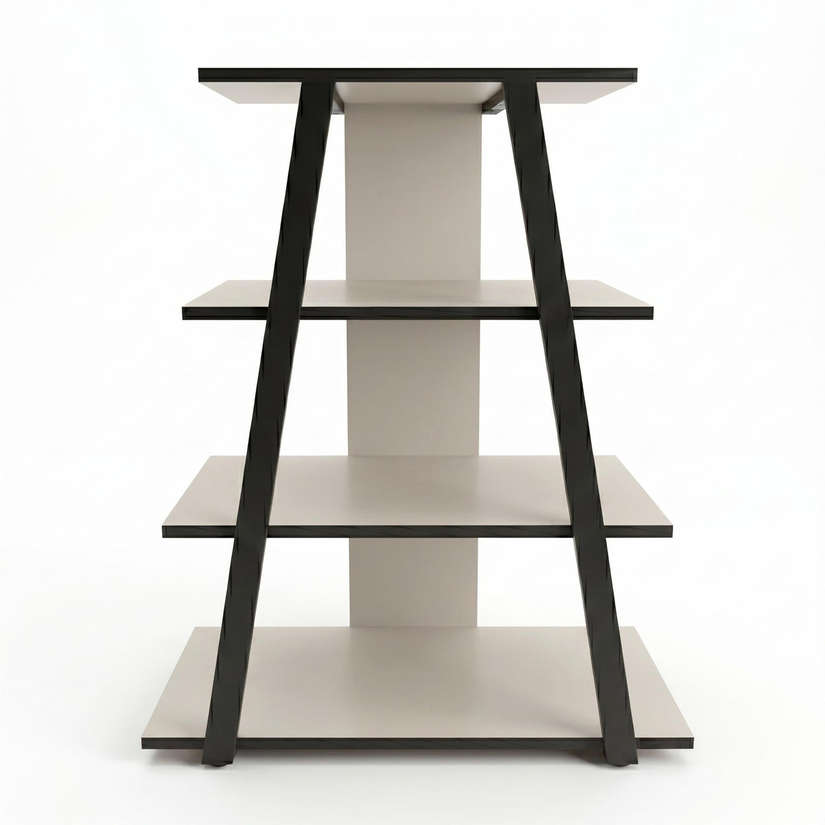 Decortieliving - Lyno Angled Mini TV Entertainment Unit with Open Shelves