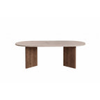 Decortieliving - Sable Oval Coffee Table 119 x 60 cm