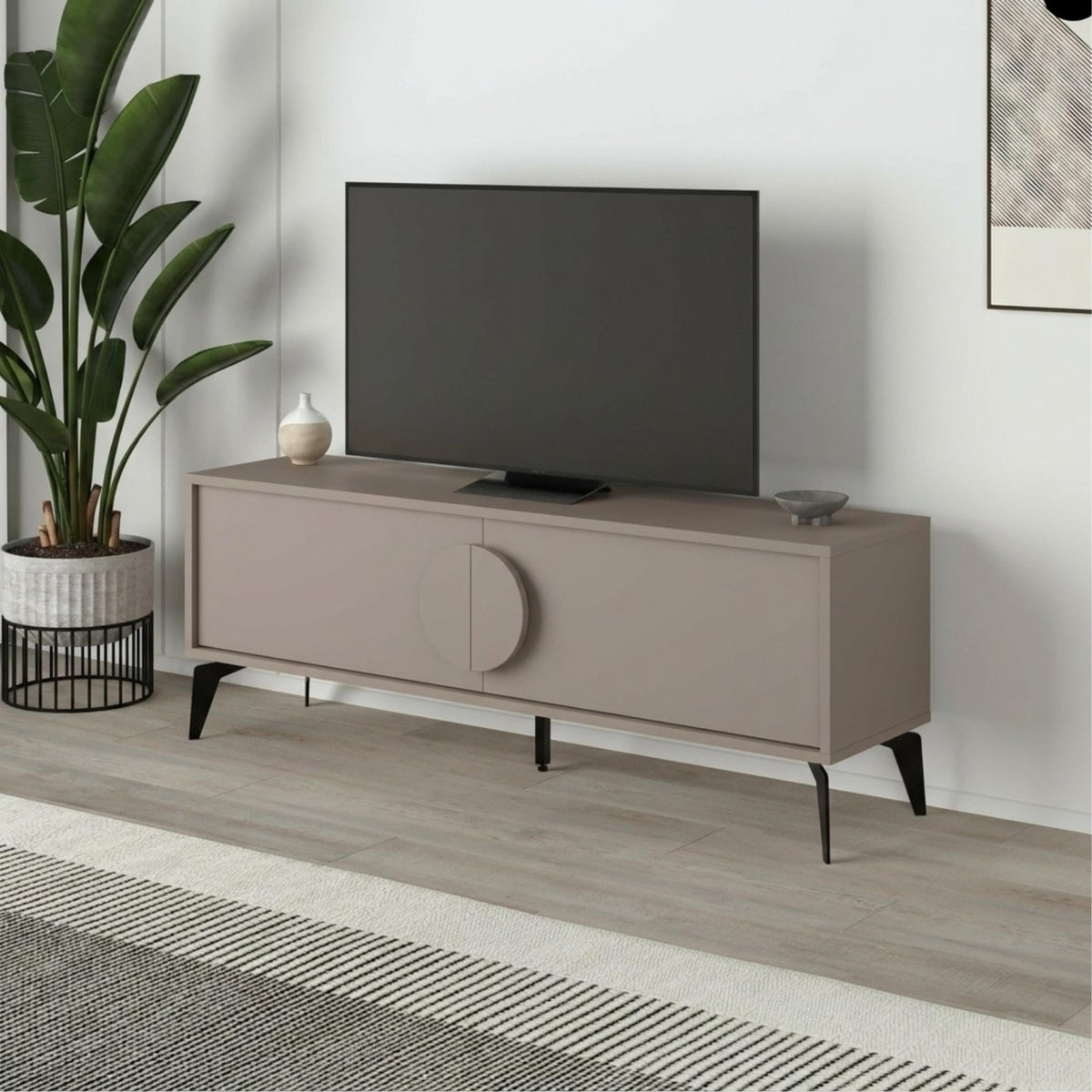 Decortieliving - Gora Modern TV Stand 140 cm Entertainment Unit