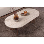 Decortieliving - Sable Oval Coffee Table 119 x 60 cm
