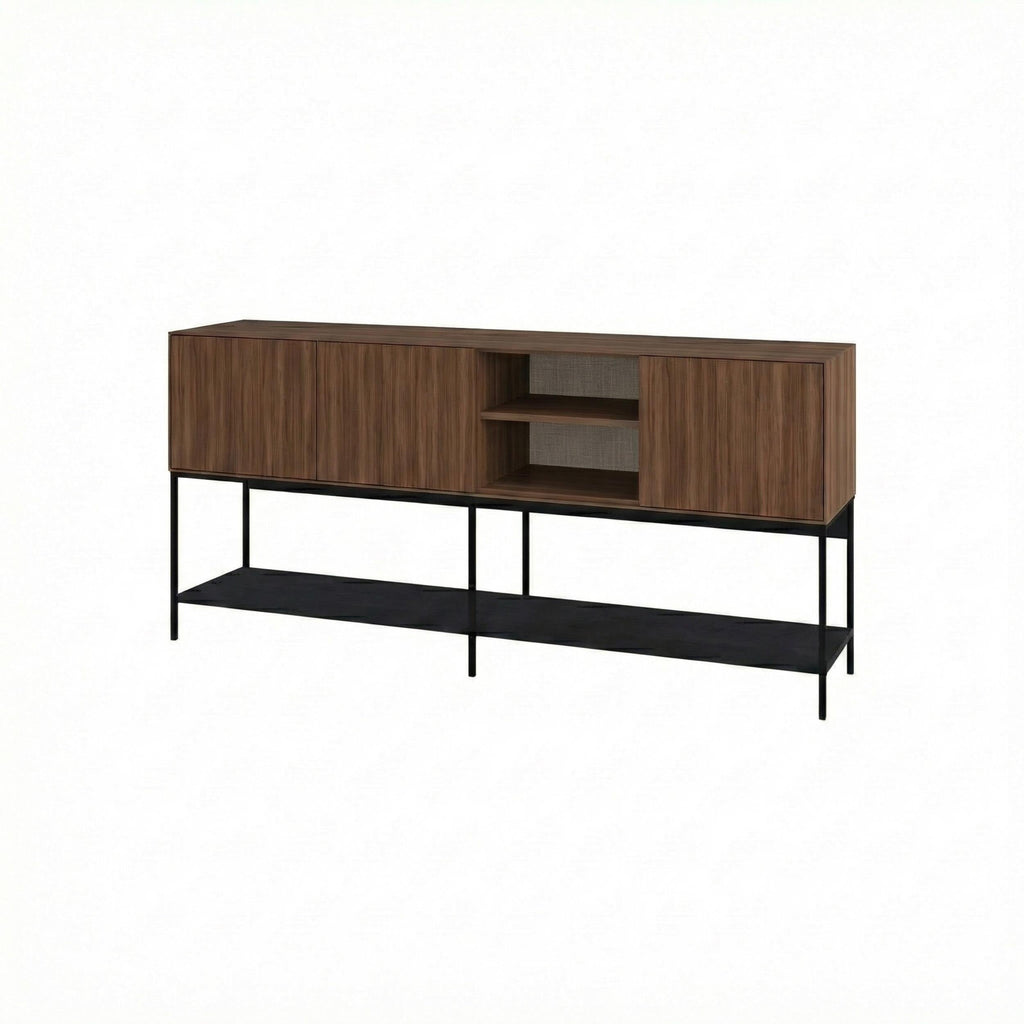 Decortieliving - Amira Console Table – 180cm – Modern Sideboard & Storage Unit