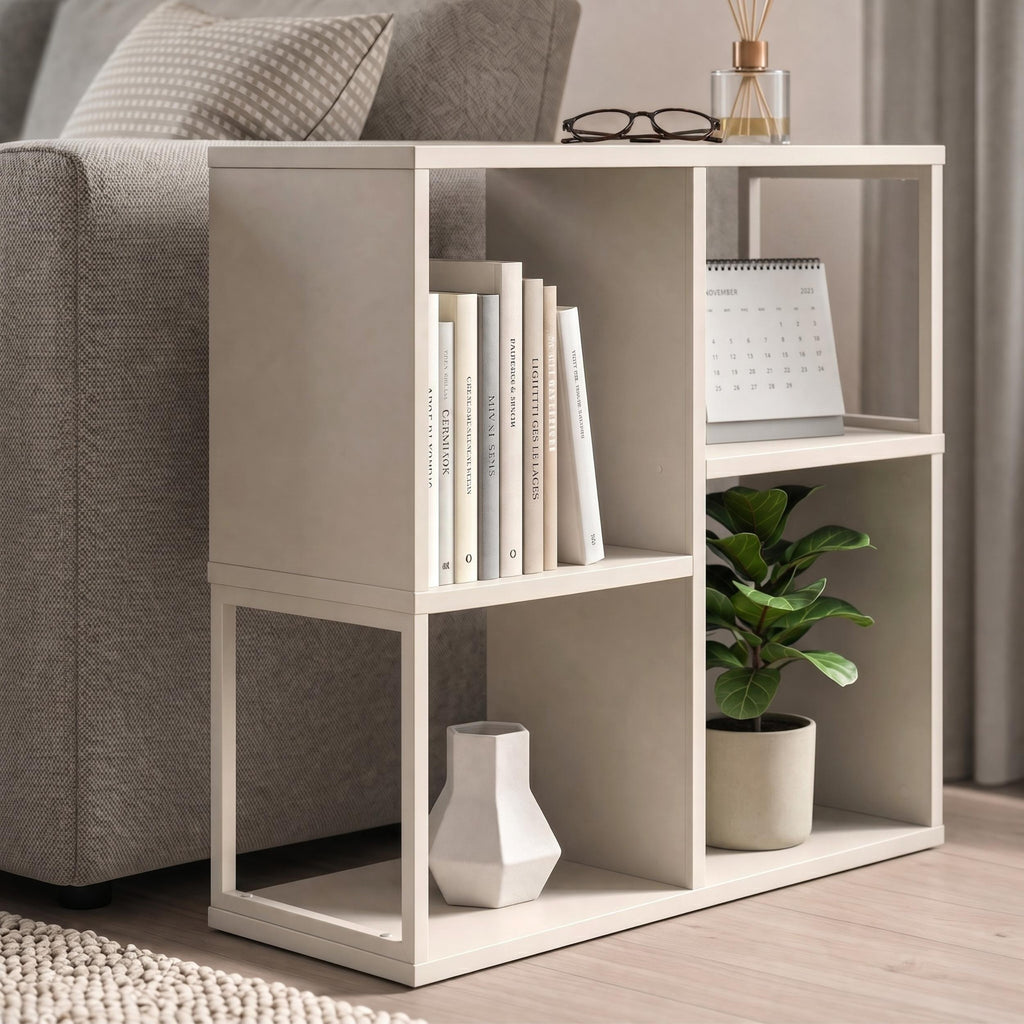 Decortieliving - Bolton Mini Bookcase with Open Shelves