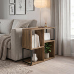 Decortieliving - Bolton Mini Bookcase with Open Shelves