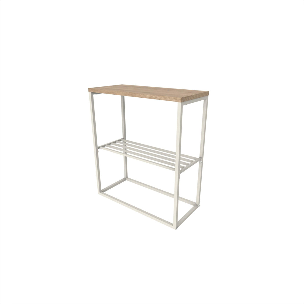 Decortieliving - Teno Side Table with Storage Shelf