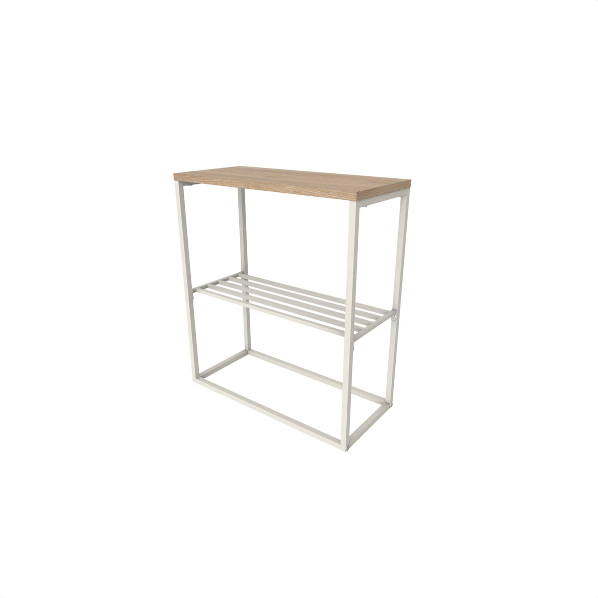Decortieliving - Teno Side Table with Storage Shelf