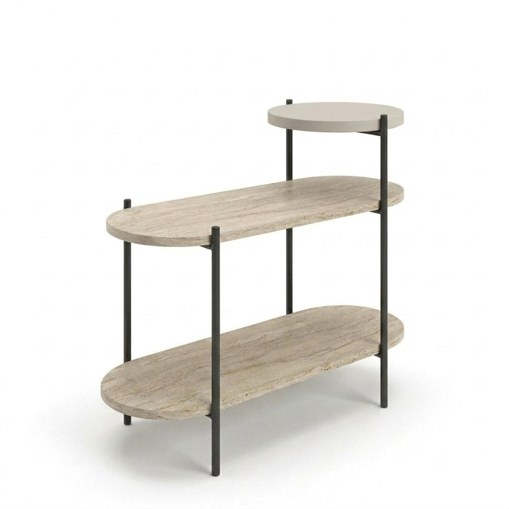 Decortieliving - Somo 3-Tier Display Side Table