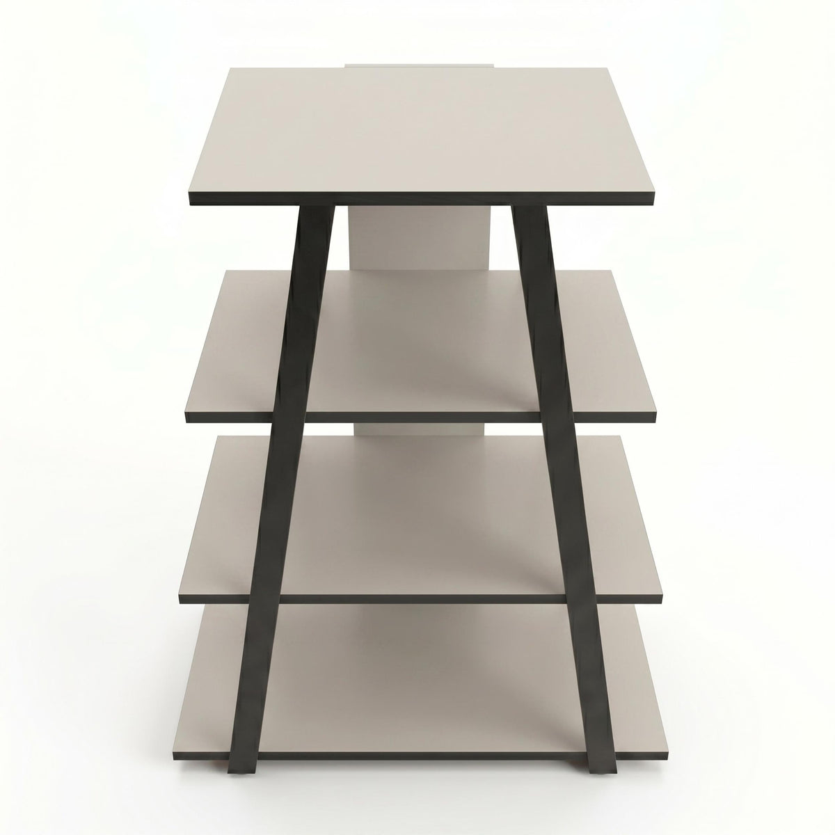 Decortieliving - Lyno Angled Mini TV Entertainment Unit with Open Shelves