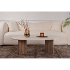 Decortieliving - Sable Oval Coffee Table 119 x 60 cm