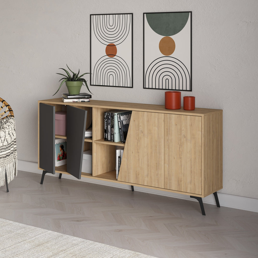 Decortieliving - Fiona Console Sideboard Display Unit 180