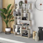 Decortieliving - Karmato Modern Bookcase Display Unit Tall 168.5cm