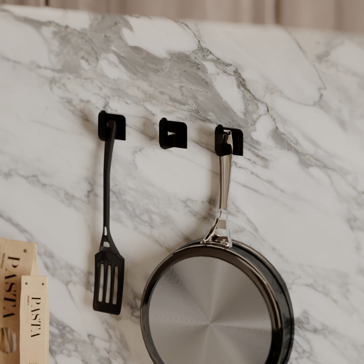 Decortieliving - Luxa Modern Hook Multipurpose Versatile Metal Hanger Set Triple