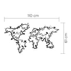 Decortieliving - Ivy World Metal Wall Art