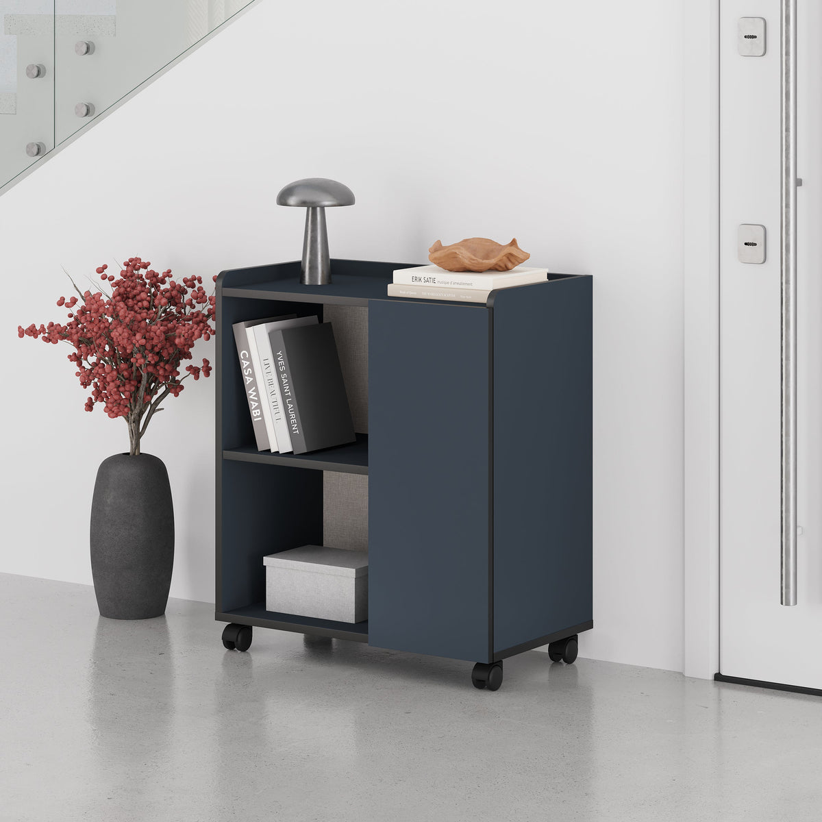 Decortieliving - Zeo Sideboard Cabinet with Heels - Modern Design - 4 Compartments