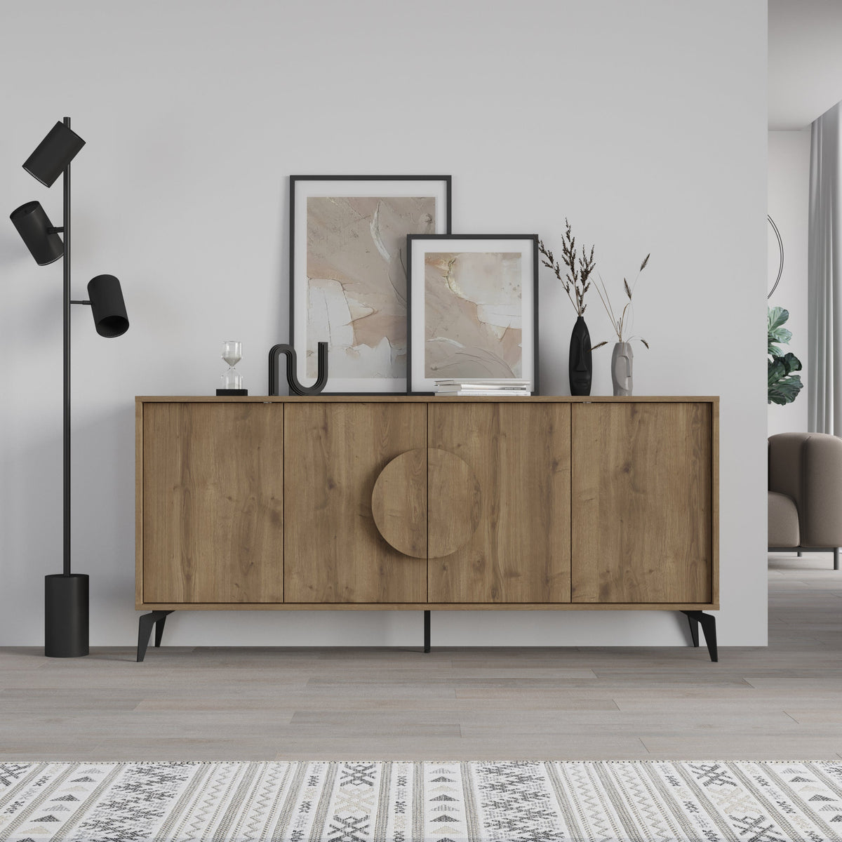 Decortieliving - Gora Console Sideboard Display Unit 180Cm
