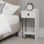 Decortieliving - Sirius Modern Bedside Table Right Module Bedroom Furniture W 32cm