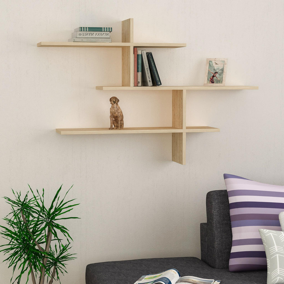 Decortieliving - Leo Modern Floating Shelf Tall 80.5cm