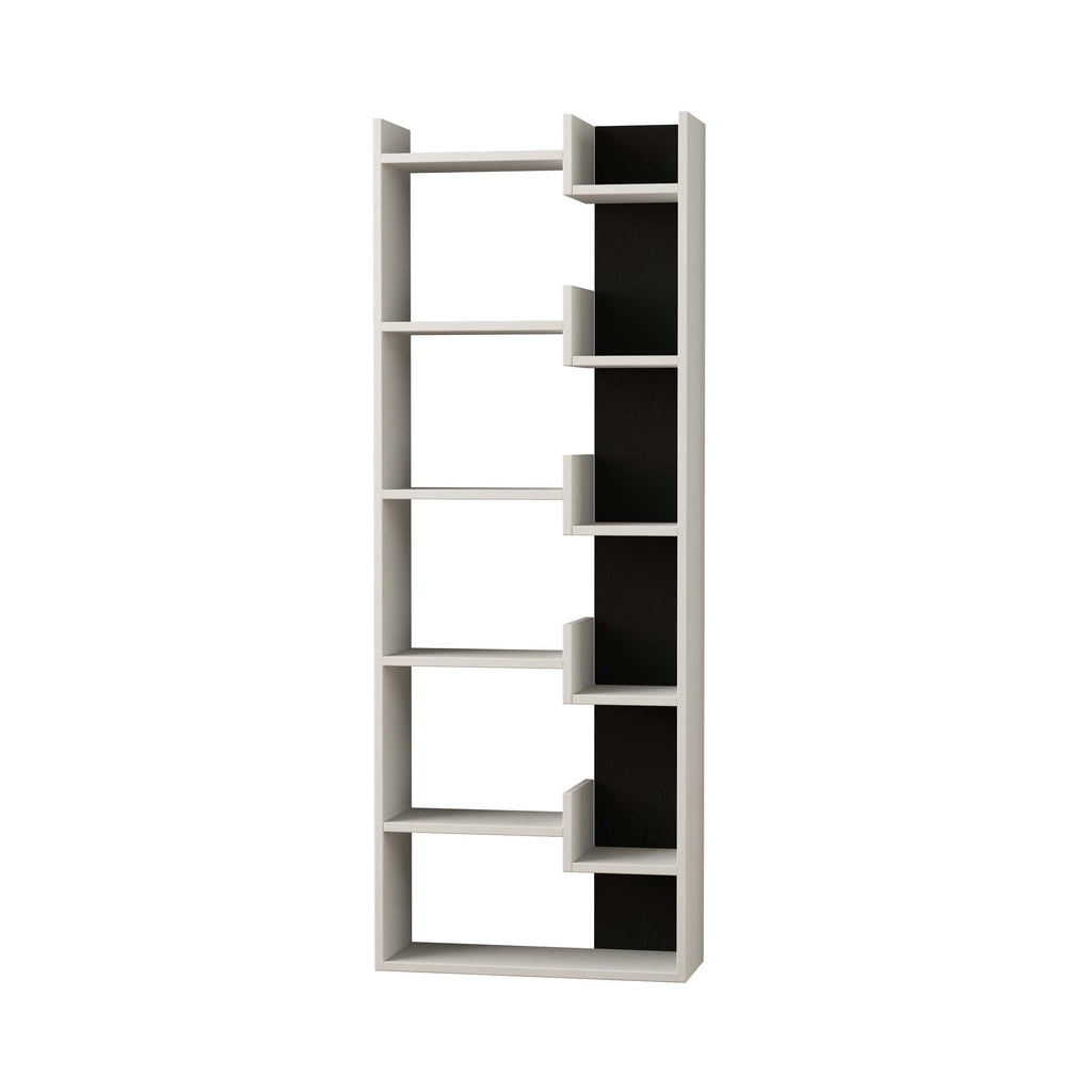Decortieliving - Oppa Modern Bookcase Display Unit Tall 162.4cm