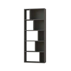 Decortieliving - Onda Modern Bookcase Display Unit Tall 166cm