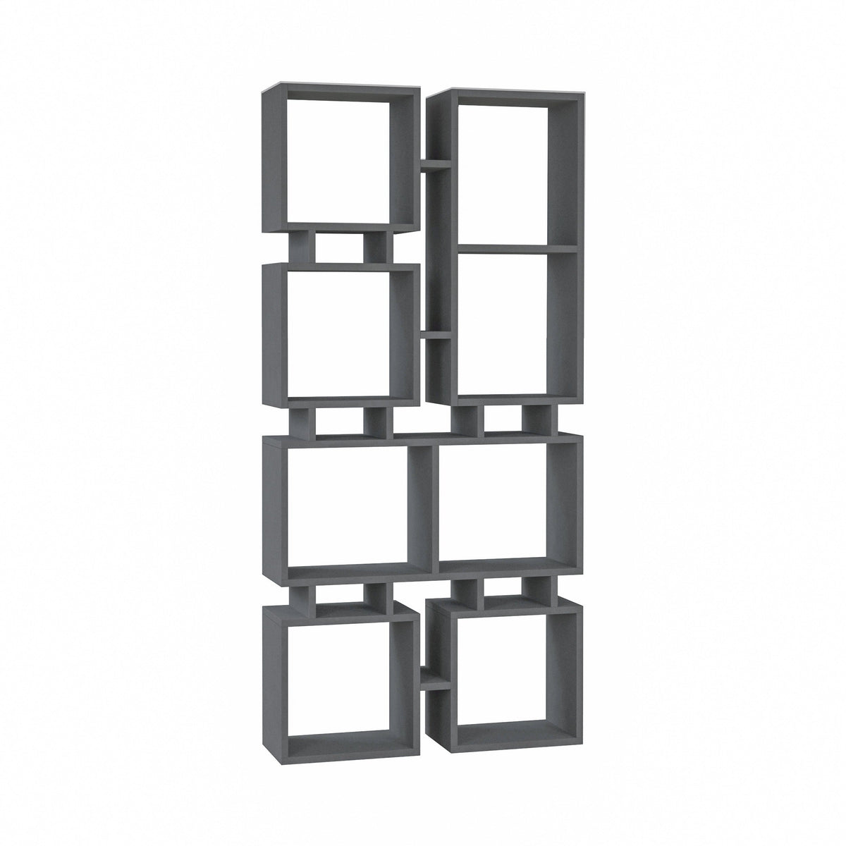 Decortieliving - Rail Modern Bookcase Display Unit No.1 Tall 166.5cm