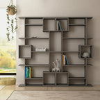 Decortieliving - Soto Modern Bookcase Display Unit Tall 173cm