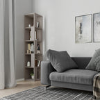 Decortieliving - Piano Modern Corner Bookcase Display Unit Tall 158.9cm